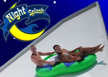 night splash water slide