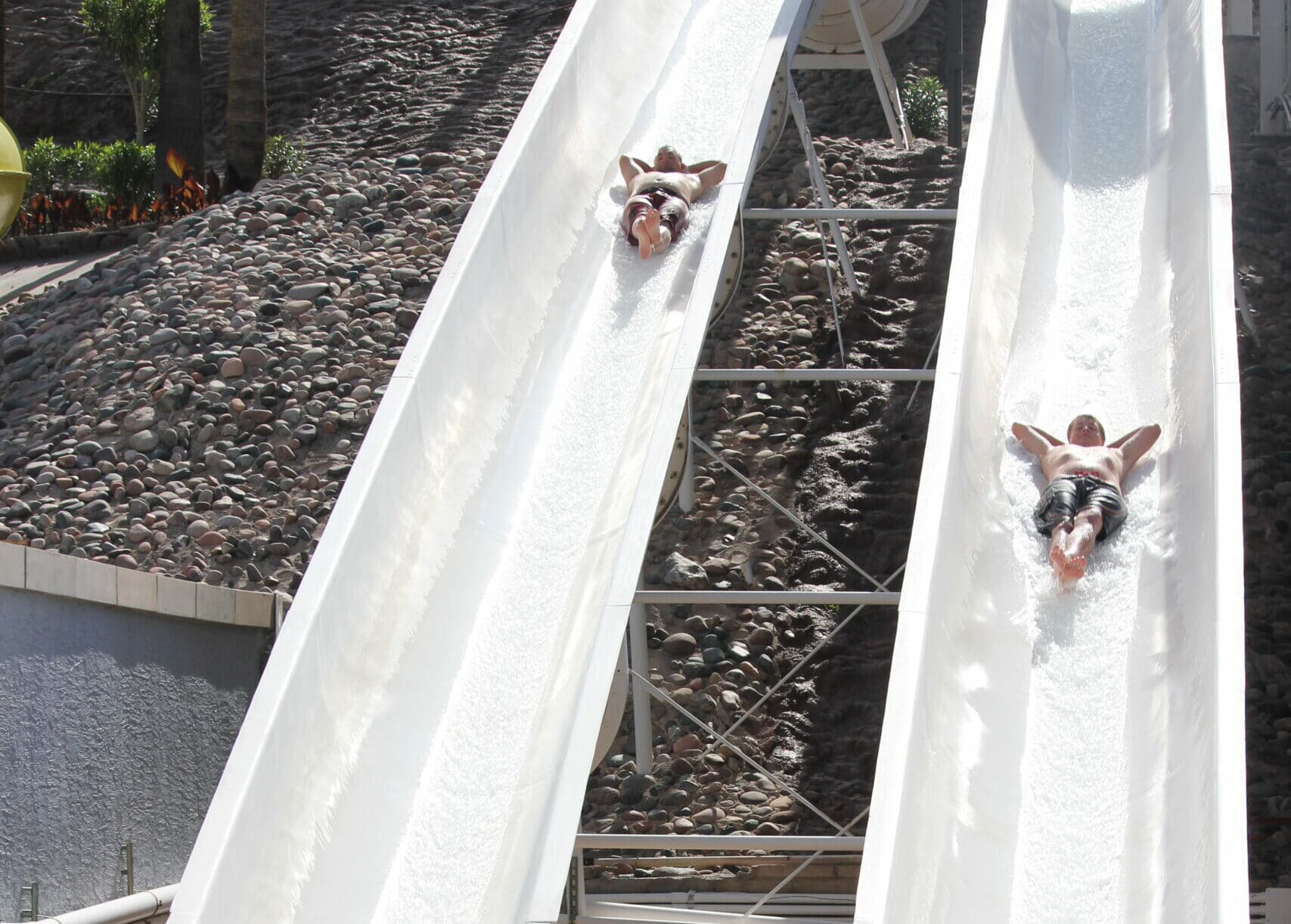 2 person racing water slide