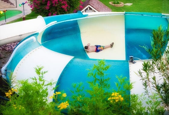 bowl body water slide