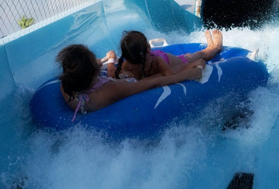 water slide roller coaster