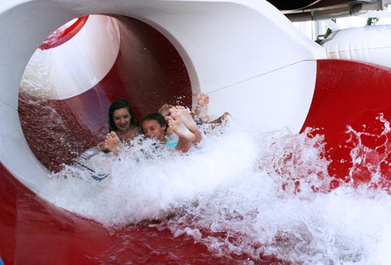 2 person bowl water slide