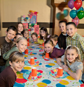 kids having the best birthday party