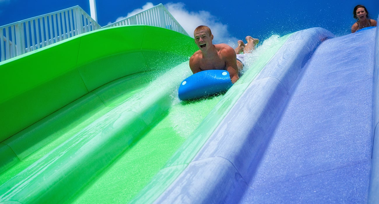 water slide at sunsplash